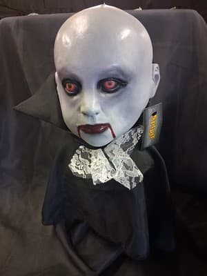 Bloody Hanging Vampire Head Spirit Halloween Decor Hanging Scary Eyes - Thumbnail 6