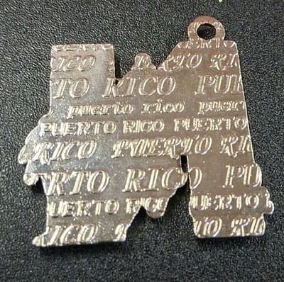 Puerto Rico Keychain Pendant - Thumbnail 2