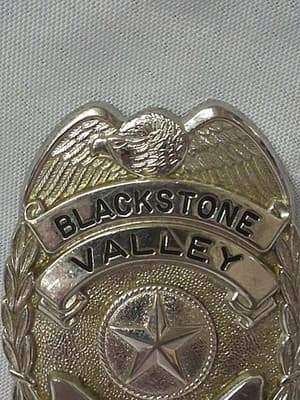 VINTAGE SECURITY GUARD BADGE Blackstone Valley #464 - Thumbnail 2