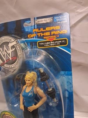 Molly Holly WWF Jakks Pacific Rulers of Ring Series 4 Wrestling Action Figure - Thumbnail 4