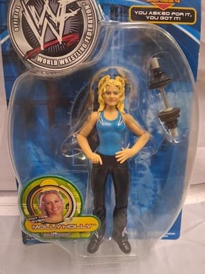 Molly Holly WWF Jakks Pacific Rulers of Ring Series 4 Wrestling Action Figure - Thumbnail 2