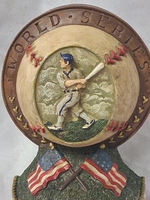 (1) Baseball World Series Bookend Heavy Duty. ⚾️ - Thumbnail 2