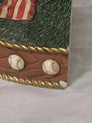 (1) Baseball World Series Bookend Heavy Duty. ⚾️ - Thumbnail 7
