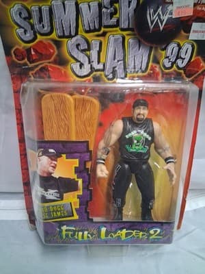 WWE Jakks Bone Crunching Action Fully Loaded 2 Road Dogg MOC Pac DX BCA WWF - Thumbnail 5