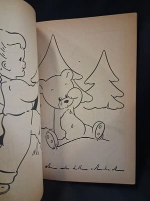 Vintage 1950s Vacation Fun Coloring Book - Rare - Unused, Saalfield - Thumbnail 10