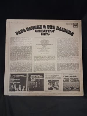 Paul Revere And The Raiders - Greatest Hits - Stereo LP 1967 Original - Thumbnail 3