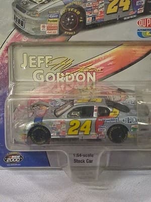 JEFF GORDON 2000 NASCAR 2000 SILVER DUPONT 1/64 ACTION DIECAST CAR 1/50,040 - Thumbnail 2