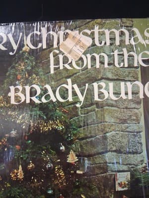 MERRY CHRISTMAS FROM THE BRADY BUNCH - Open With Plastic 70's VINYL LP Paramount - Thumbnail 2
