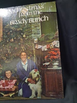 MERRY CHRISTMAS FROM THE BRADY BUNCH - Open With Plastic 70's VINYL LP Paramount - Thumbnail 4