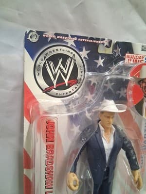 2004 Jakks WWE The Great American Bash JOHN BRADSHAW LAYFIELD action figure NEW - Thumbnail 3