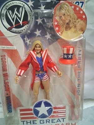 New 2004 Jakks Pacific WWE The Great American Bash Torrie Wilson Action Figure - Thumbnail 4