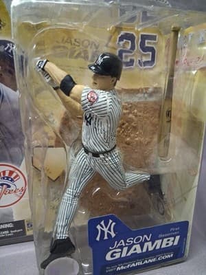 JASON GIAMBI MCFARLANE MLB SERIES 5 VARIANT PINSTRIPES JERSEY YANKEES (2003) - Thumbnail 2