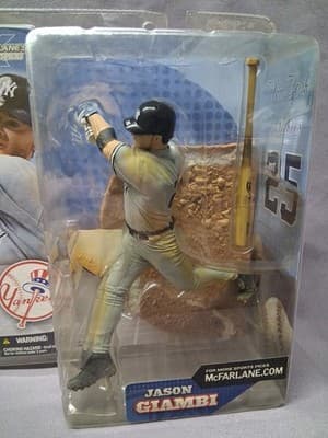 McFarlane Toys MLB Series 3 Jason Giambi Figure New York Yankees 2002 - Thumbnail 2