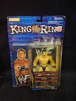 NIP 1999 Jakks 84605 WWF Ken Shamrock King of Ring Superstars 8 Wrestling Figure - Thumbnail 2