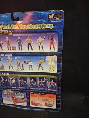 NIP 1999 Jakks 84605 WWF Ken Shamrock King of Ring Superstars 8 Wrestling Figure - Thumbnail 8