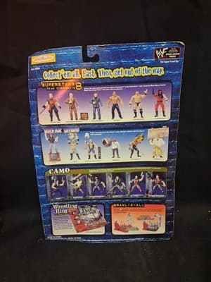 NIP 1999 Jakks 84605 WWF Ken Shamrock King of Ring Superstars 8 Wrestling Figure - Thumbnail 6