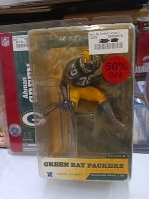 MCFARLANE NFL Green Bay Packers AHMAN GREEN ACTION FIGURE Series 8 (2004) NEW - Thumbnail 2