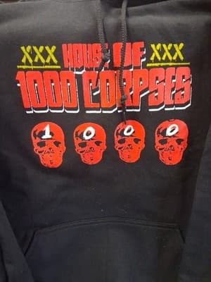 Rob Zombie House of 1000 Corpses Mens Pullover Hoodie Black XL RARE Spencers - Thumbnail 9