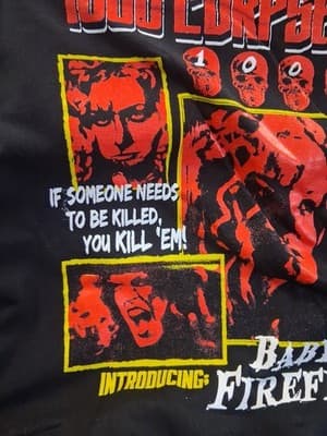 Rob Zombie House of 1000 Corpses Mens Pullover Hoodie Black XL RARE Spencers - Thumbnail 3