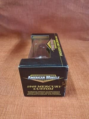 American Muscle 1949 MERCURY CUSTOM -ERTL Collectibles- 1/43 Die Cast Black LE - Thumbnail 7