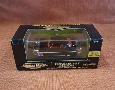 American Muscle 1949 MERCURY CUSTOM -ERTL Collectibles- 1/43 Die Cast Black LE