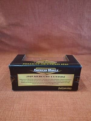 American Muscle 1949 MERCURY CUSTOM -ERTL Collectibles- 1/43 Die Cast Black LE - Thumbnail 6
