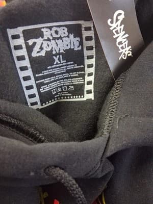 Rob Zombie House of 1000 Corpses Mens Pullover Hoodie Black XL RARE Spencers - Thumbnail 7
