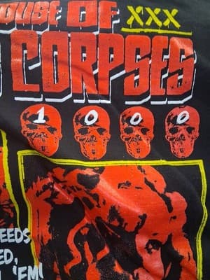 Rob Zombie House of 1000 Corpses Mens Pullover Hoodie Black XL RARE Spencers - Thumbnail 6