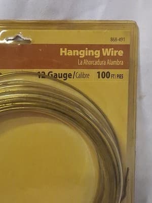 Everbilt 12 Gauge Hanging Wire 100-Foot Roll - Thumbnail 2
