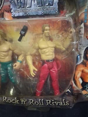 Edge & Chris Jericho WWE Wrestling's Most Wanted Rock N Roll Rivals Figure Set - Thumbnail 3