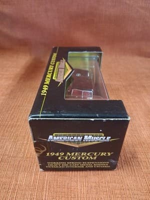 American Muscle 1949 MERCURY CUSTOM -ERTL Collectibles- 1/43 Die Cast Black LE - Thumbnail 5