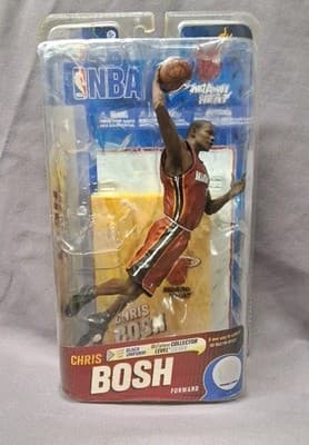 McFarlane Chris Bosh NBA Series 19 Miami Heat 2011 Red Jersey Action Figure