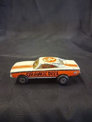 Vintage Matchbox 1971 Dodge Charger Orange Peel #74 Funny Car Dragster Hong Kong - Thumbnail 2
