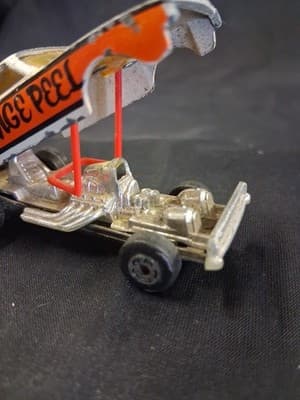 Vintage Matchbox 1971 Dodge Charger Orange Peel #74 Funny Car Dragster Hong Kong - Thumbnail 7