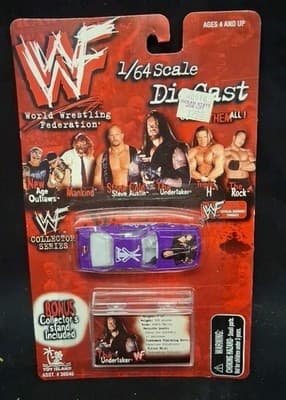 WWF THE UNDERTAKER Radical Rides Collector Series DIECAST CAR 1999 Toy Island