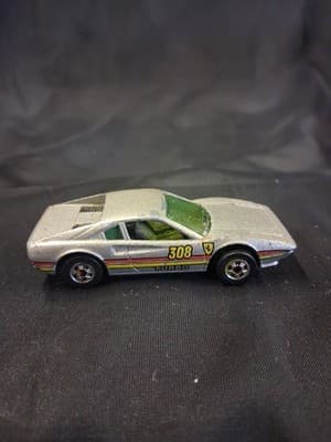 Hot Wheels Silver Ferrari Racebait 308 Turbo 1982 Blackwall - Thumbnail 2