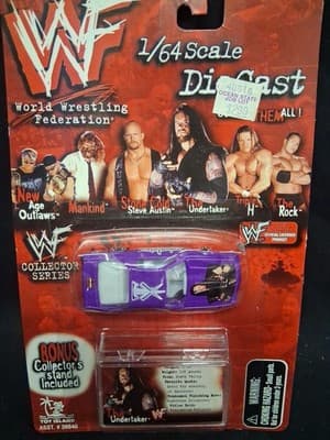 WWF THE UNDERTAKER Radical Rides Collector Series DIECAST CAR 1999 Toy Island - Thumbnail 2