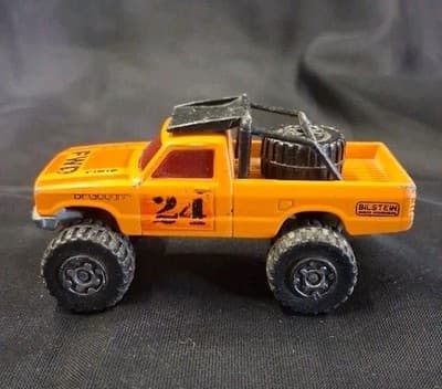 Matchbox Open Back Truck - Orange - #24 - 1983 - Bilstein - BF Goodrich Toyota