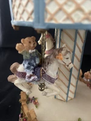 Musical Bears Carousel - Plays Blue Danube Movement GWO - Thumbnail 4