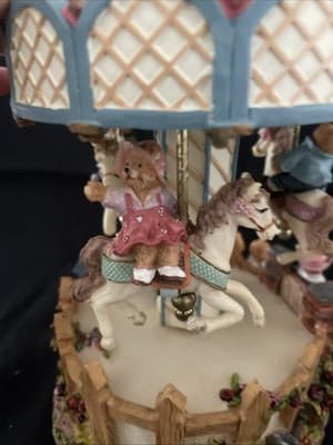 Musical Bears Carousel - Plays Blue Danube Movement GWO - Thumbnail 5