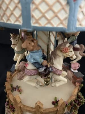 Musical Bears Carousel - Plays Blue Danube Movement GWO - Thumbnail 6