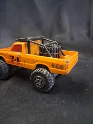 Matchbox Open Back Truck - Orange - #24 - 1983 - Bilstein - BF Goodrich Toyota - Thumbnail 4
