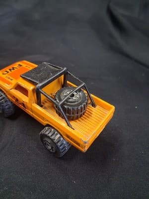 Matchbox Open Back Truck - Orange - #24 - 1983 - Bilstein - BF Goodrich Toyota - Thumbnail 5