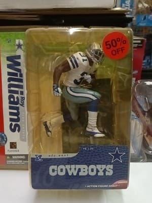 Mcfarlane NFL Dallas Cowboys Roy Williams White Jersey variant series 10 New - Thumbnail 2