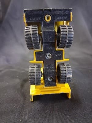 1976 LESNEY - Matchbox - No.58 FAUN DUMP TRUCK - Yellow - Made In England - Thumbnail 7