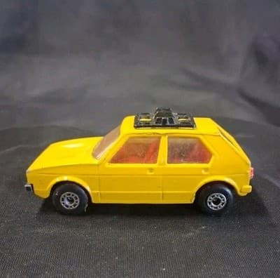 Matchbox Lesney Superfast VW Golf Mk1 1976 Rare Yellow