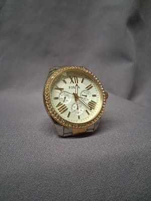 Fossil Two-Tone Stainless Steel Wristwatch - Thumbnail 2