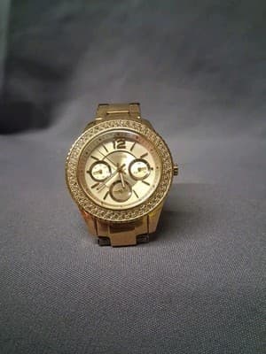 Fossil Riley Multi-Function Gold Ladies Watch -Works