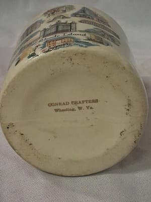 RHODE ISLAND SOUVENIR WHISKEY JUG VINTAGE HOUSE OF SEVEN GABLES HARVARD CAPE COD - Thumbnail 6