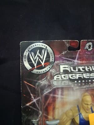 WWE Ruthless Aggression Series 12 Kurt Angle Real Scan Collectible Figure 2004 - Thumbnail 3